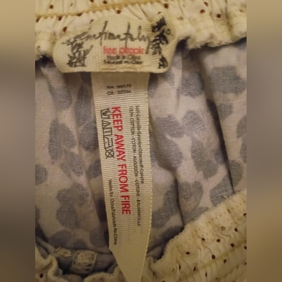 Intimately Free People Leopard Print Pajama Set Women's Sz L - Picture 6 of 7